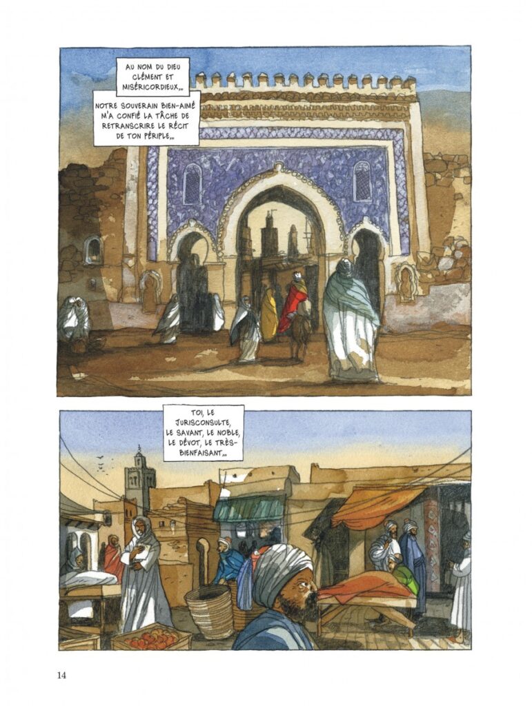 Page 14 de Les Voyages d'Ibn Battûta
