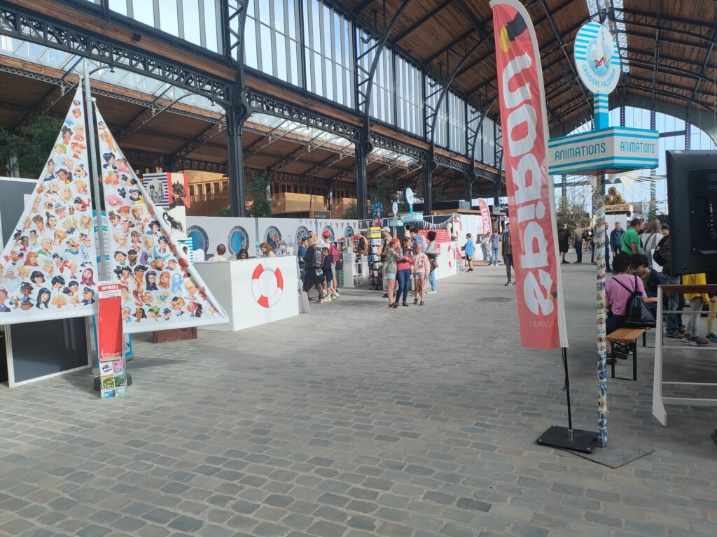 Photo stand Dupuis au festival de la BD 2022 de Bruxelles