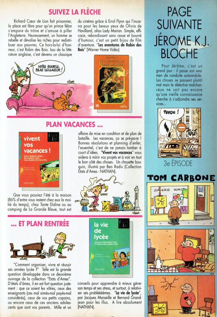 Première publication de Midam dans Spirou