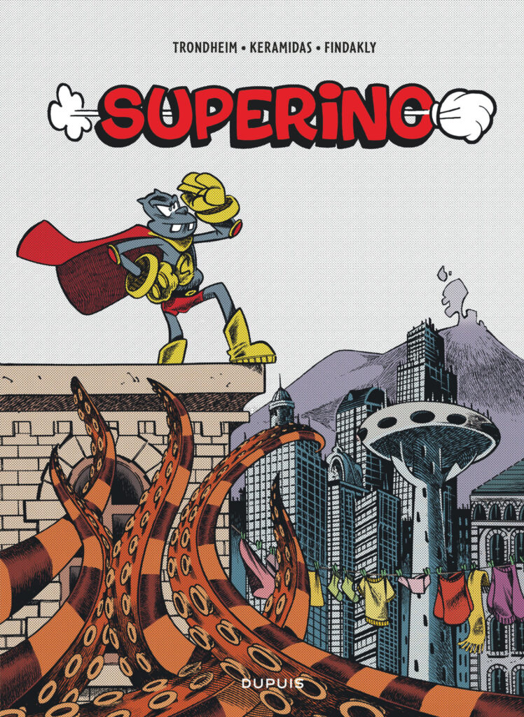 Couverture de Superino à la rescousse ! par Keramidas et Trondheim