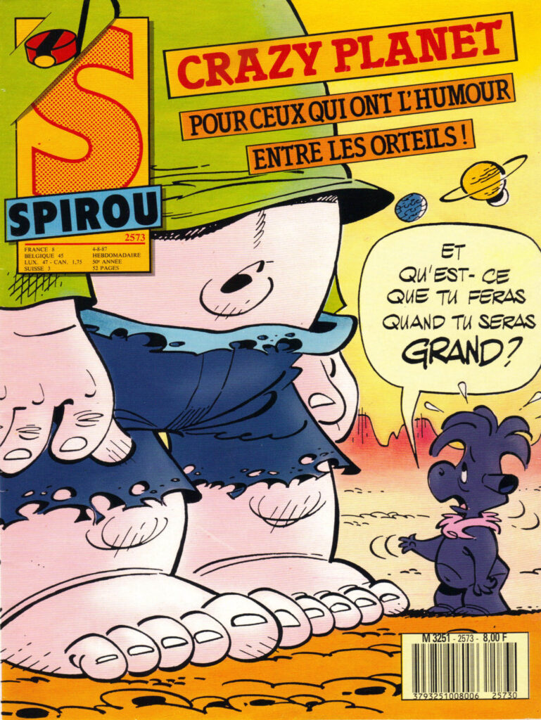 Couverture de Spirou par Deporter