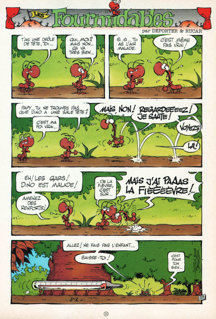 Planche des Fourmidables par Deporter