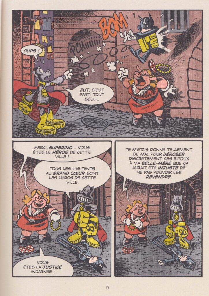 Planche de 9 de Suprino par Keramidas et Trondheim