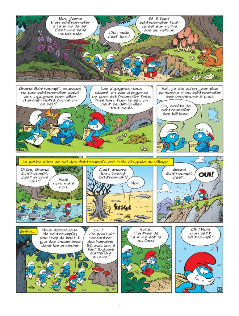 Planche 3 de l'album Les Schtroumpfs et les enfants perdus