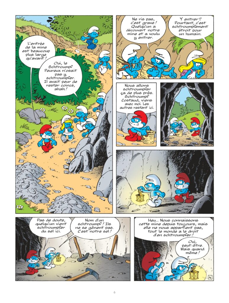 Planche 4 de l'album Les Schtroumpfs et les enfants perdus