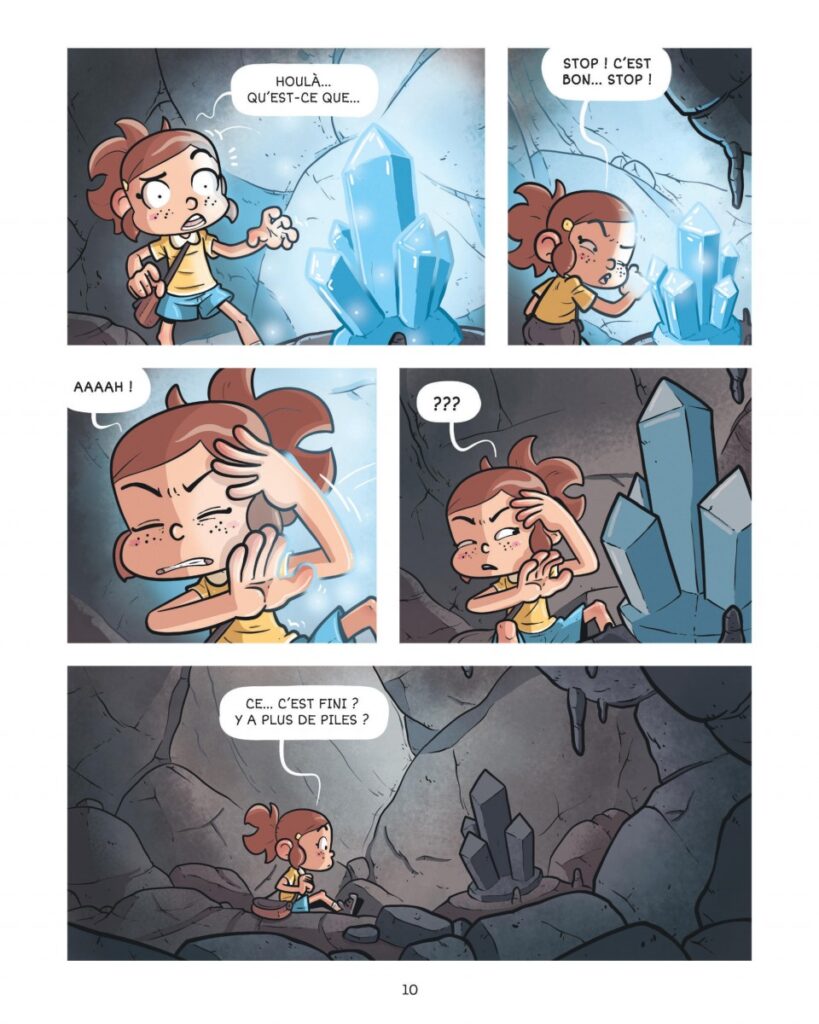 Planche 10 du tome 1 de Mélie et le Monster Maker Club