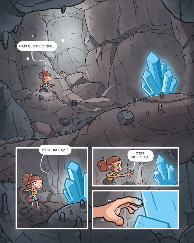 Planche 9 du tome 1 de Mélie et le Monster Maker Club