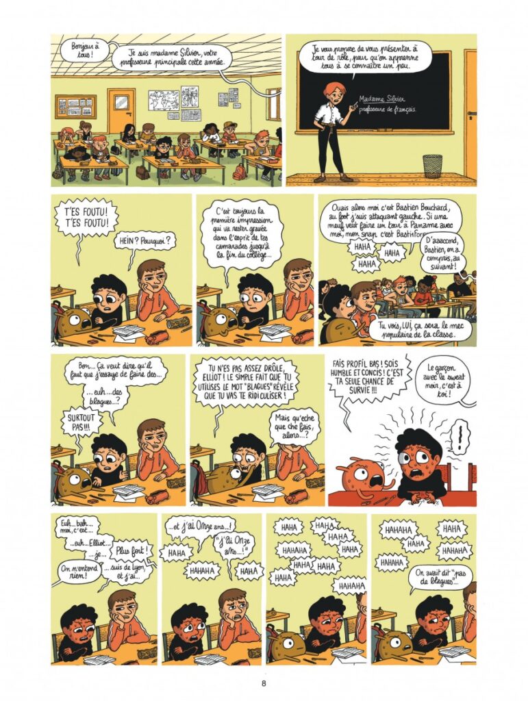 Page 8 de Panique en sixième