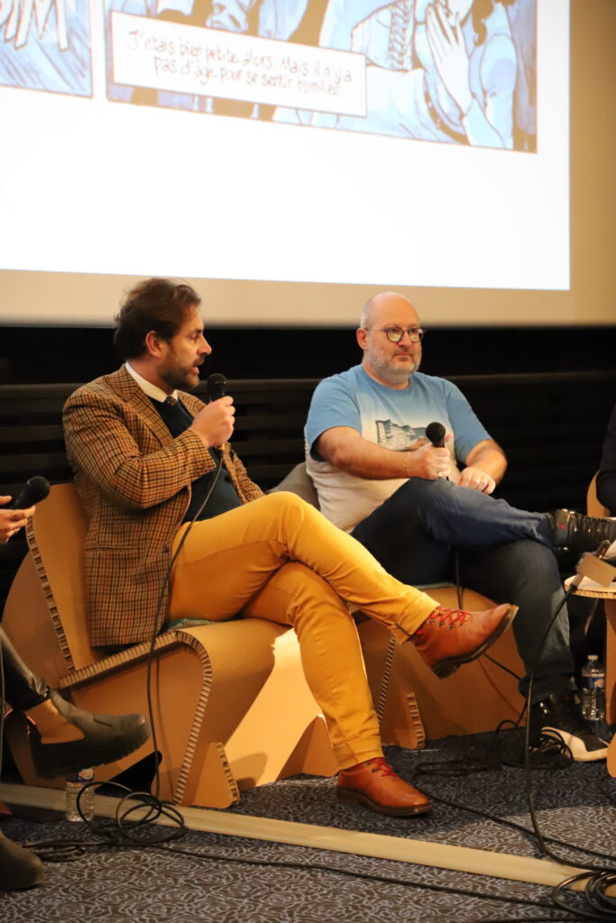 Photo de Jean-David Morvan et Dominique Bertail