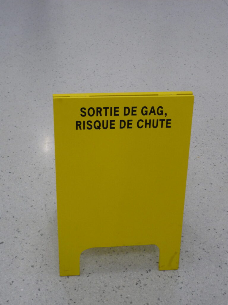 Panneau gag