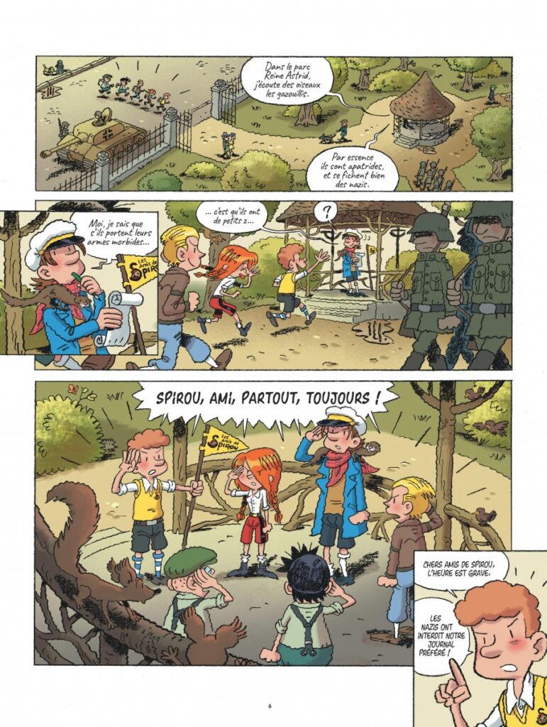 Planche 4 de l'album Un ami de Spirou est franc et droit...