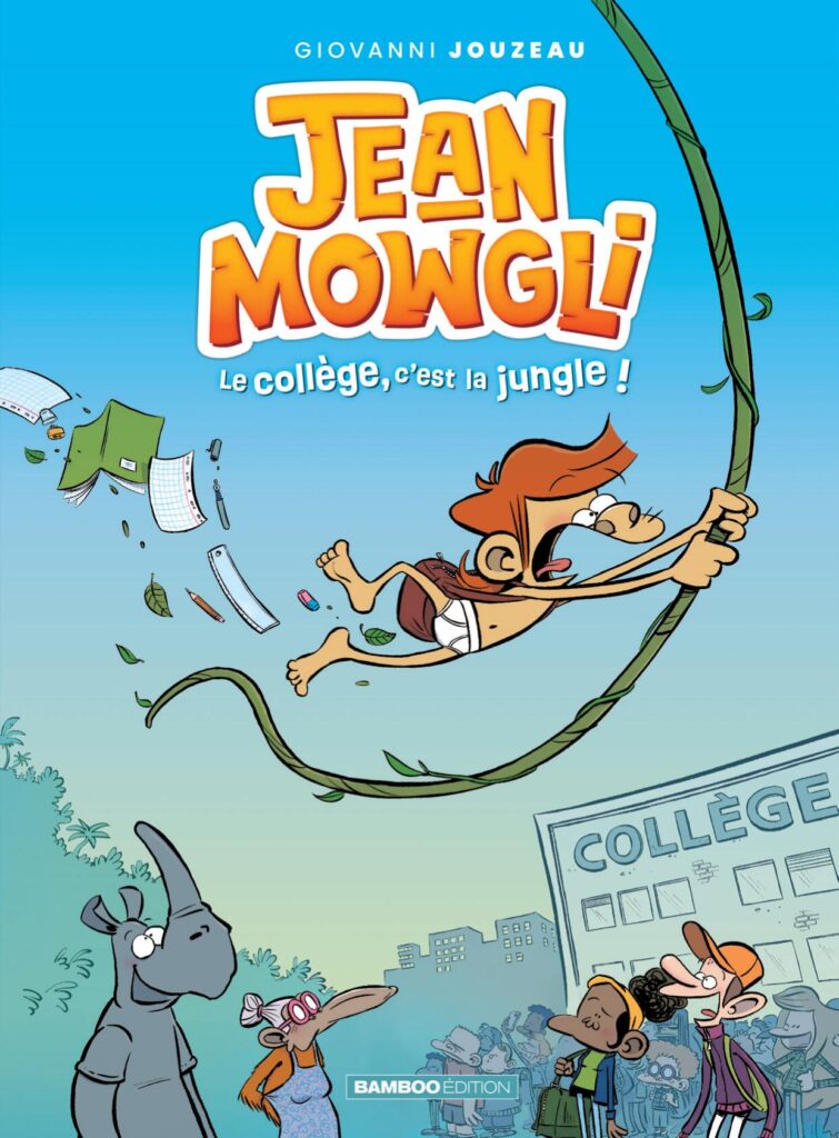 Couverture de Jean-Mowgli par Giovanni Jouzeau