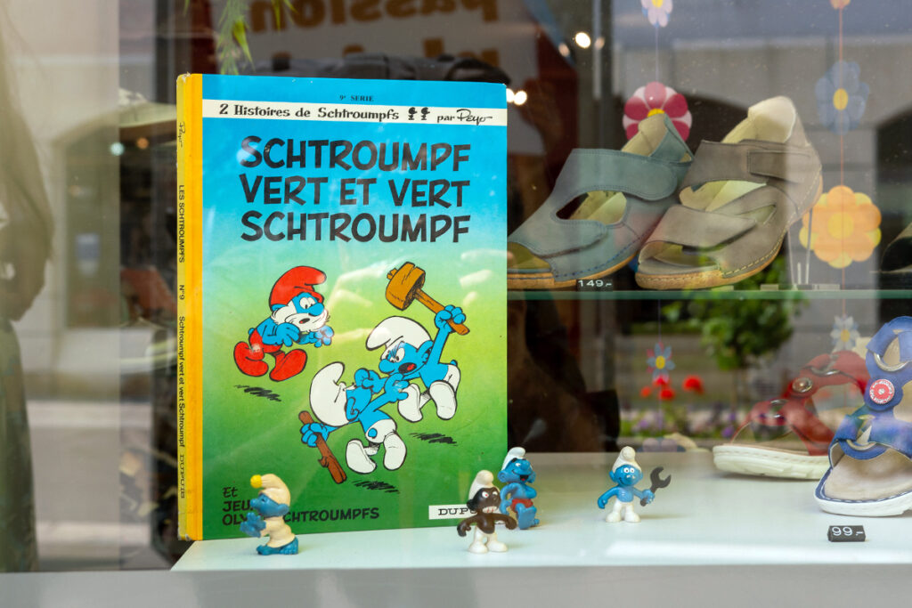 Les commerces locaux jouent à fond la carte bande dessinée à DelémontBD © Bruce Rennes
