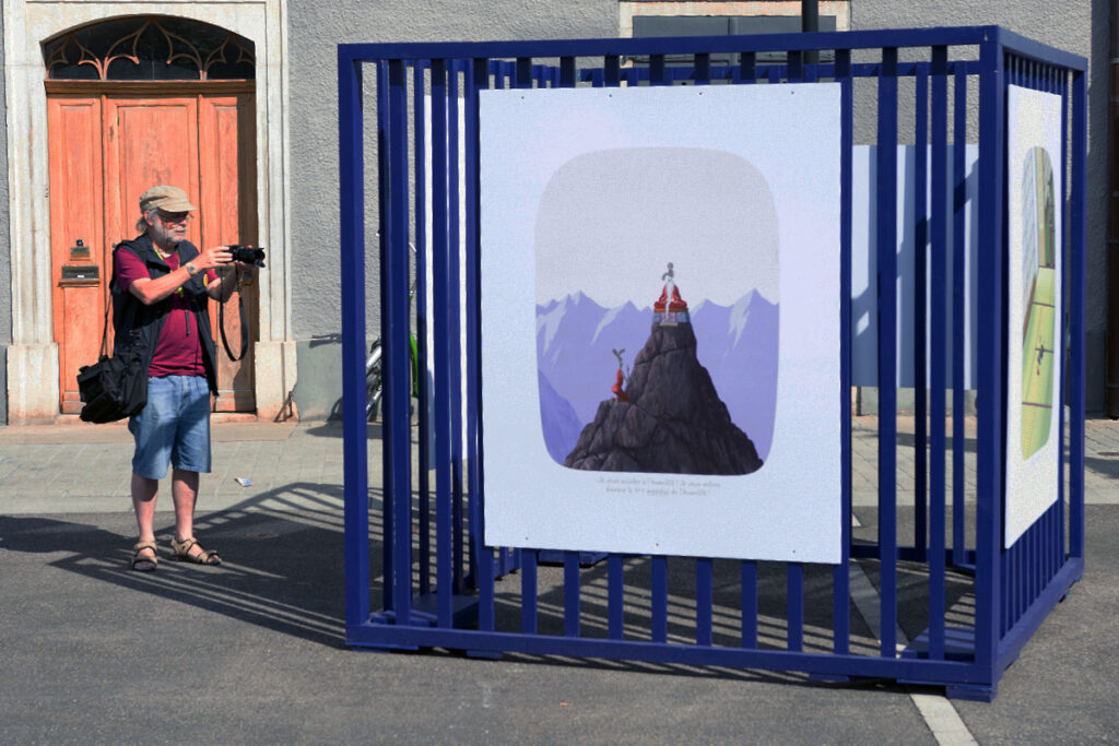 25 expositions sont au programme des Jardins du dessin et sont présentées jusqu’au 13 août © Bruce Rennes