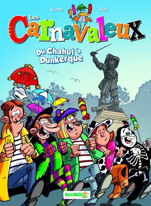 Couverture de l'album du carnaval de Dunkerque en BD