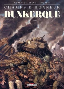 Couverture d'un album de la guerre à Dunkerque en BD