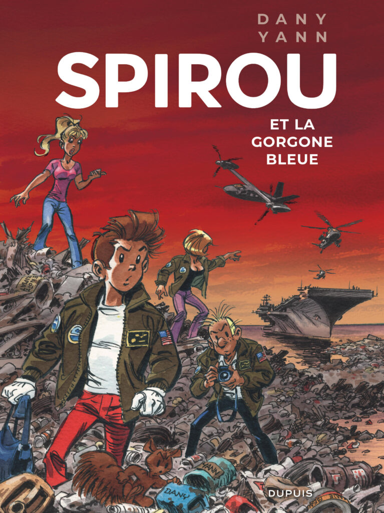 Couverture de Spirou et la Gorgone bleue