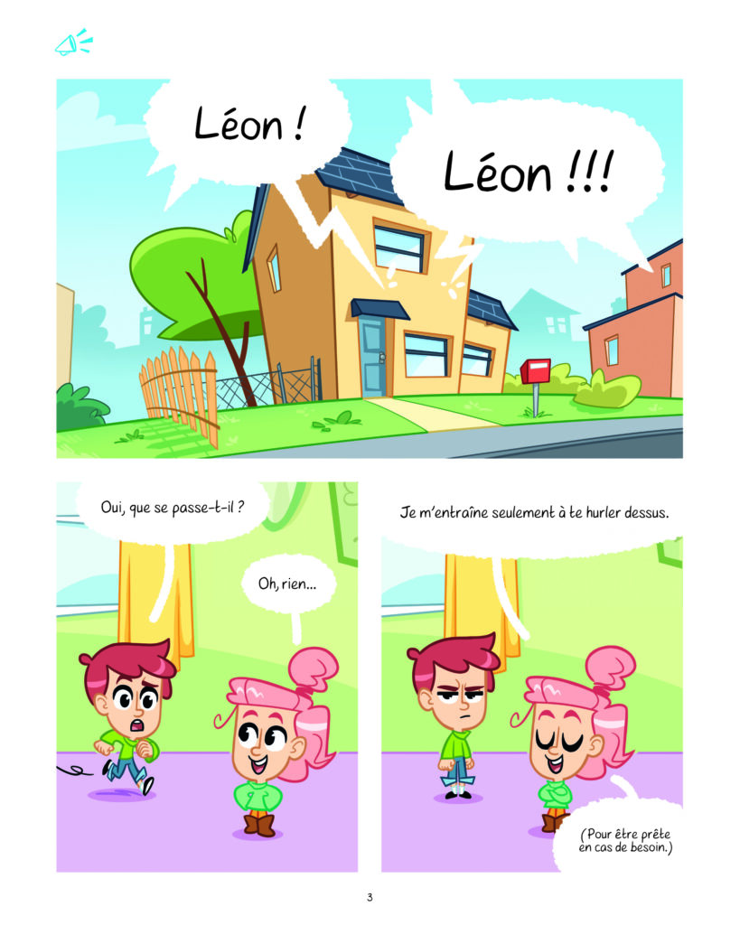 Page 3 du T3 de Léon & Lena