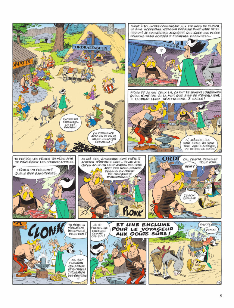 Page 9 du T40 d'Astérix