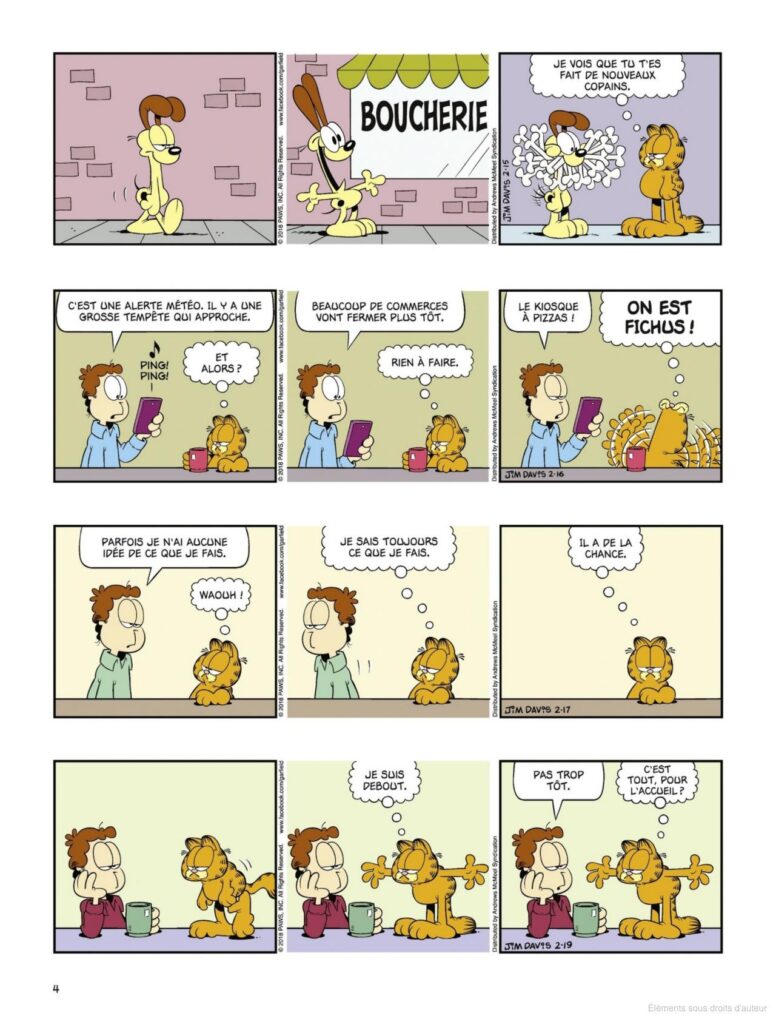 Page 4 du T76 de Garfield