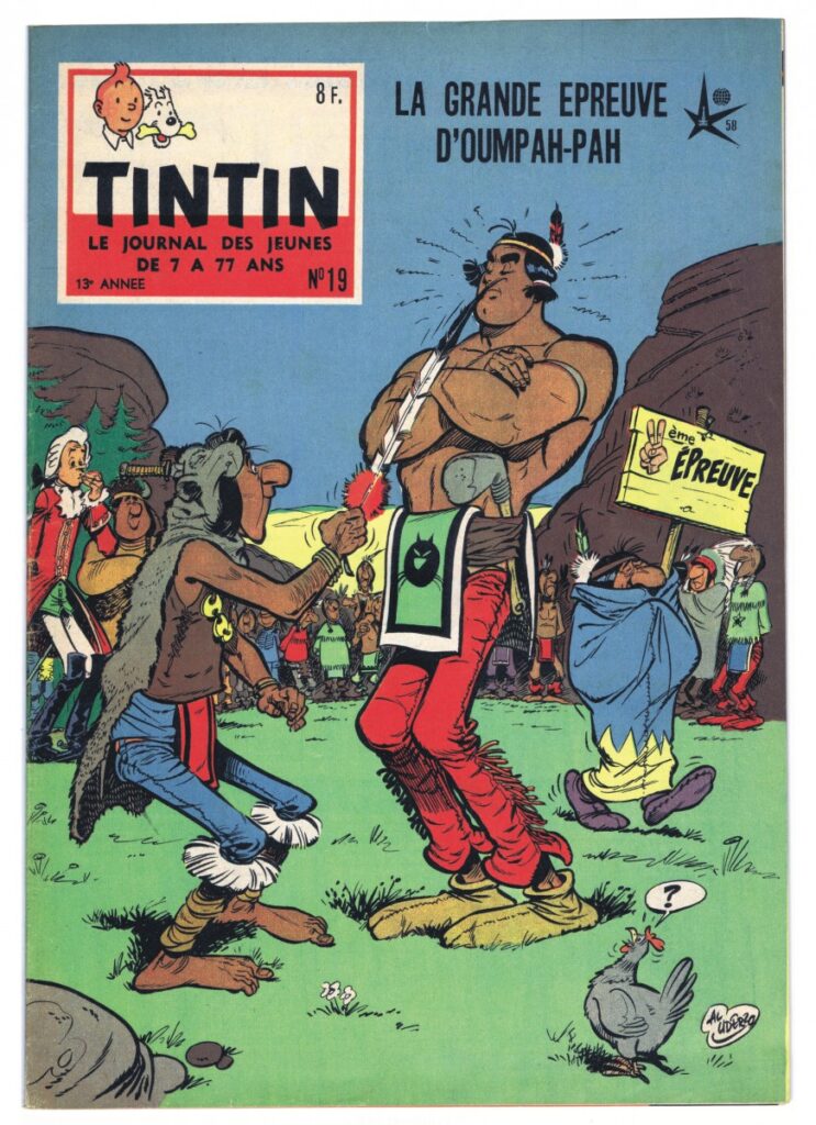 Couverture du journal Tintin