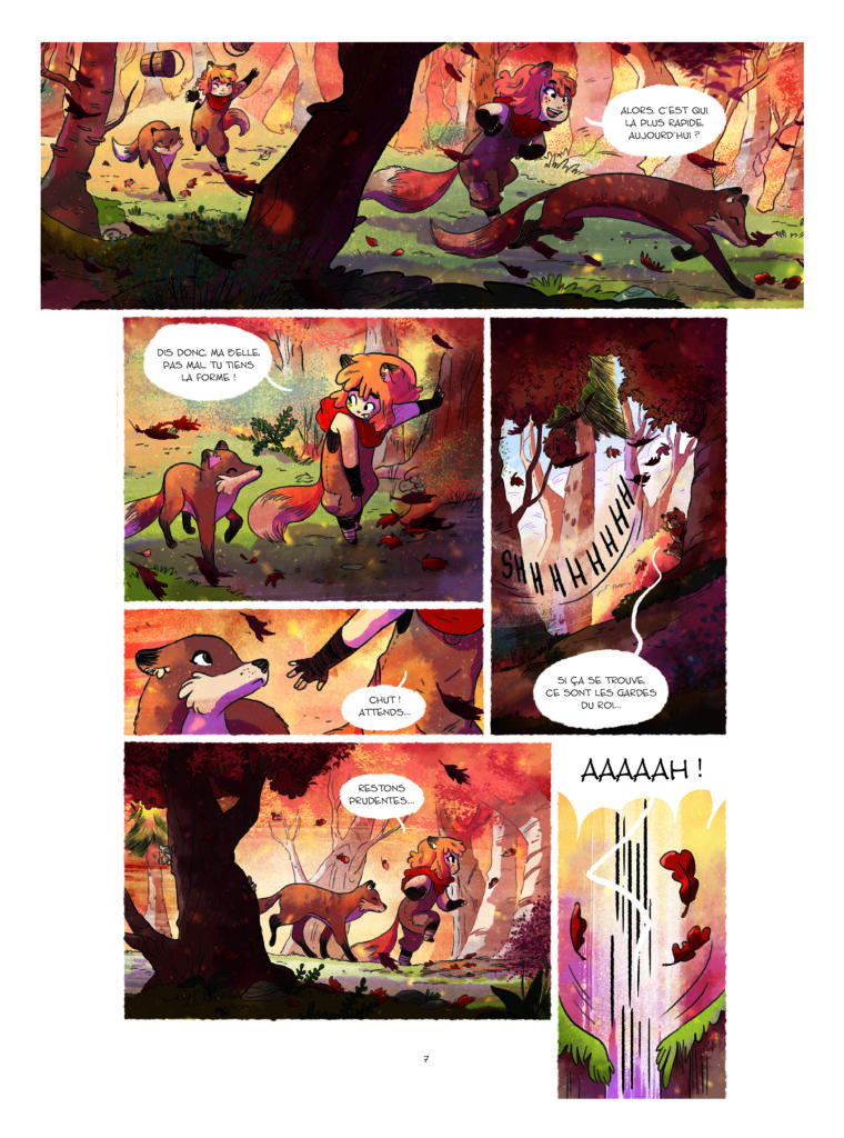 Page 1 d'Ambre et de feu