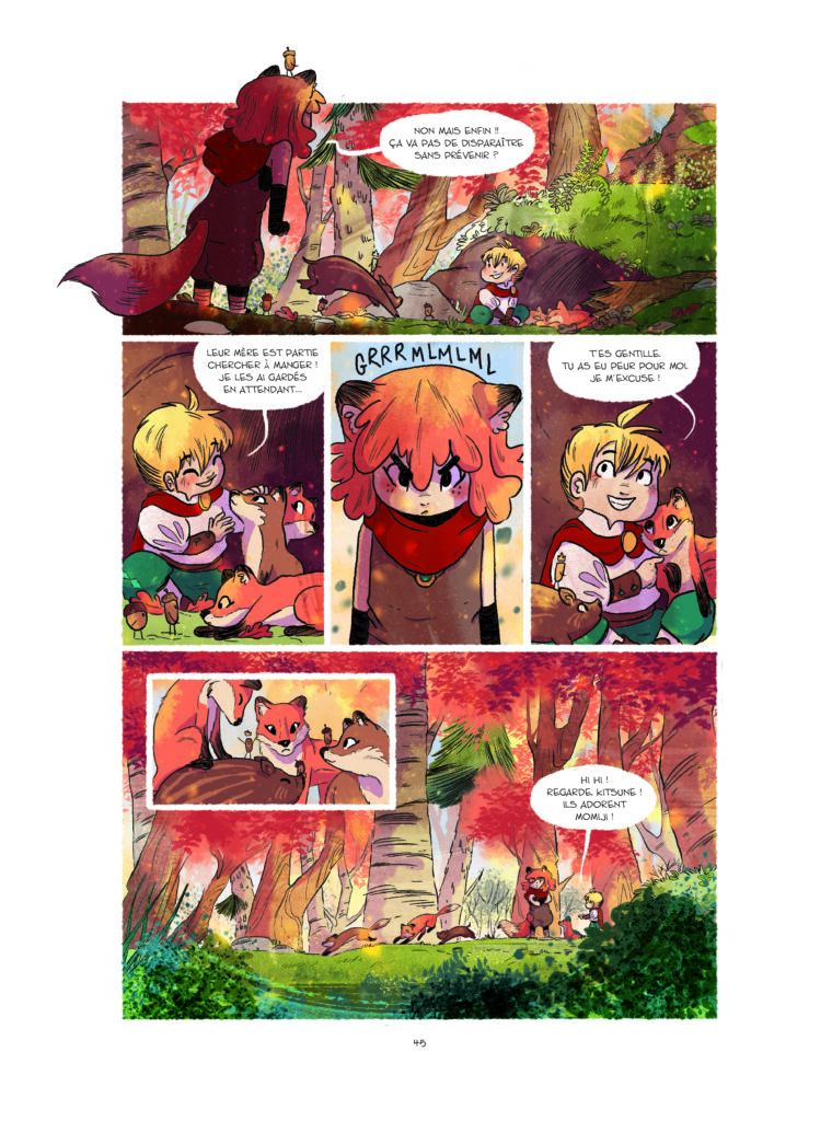 Page 45 d'Ambre et de feu