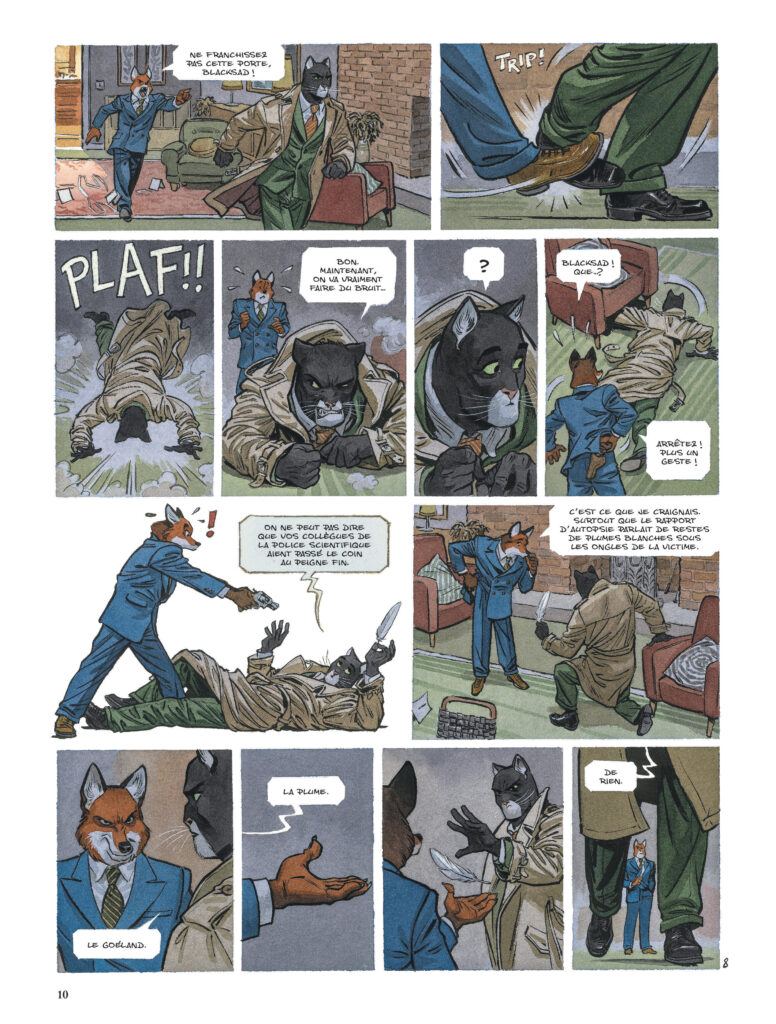 Planche 8 du tome 7 de Blacksad