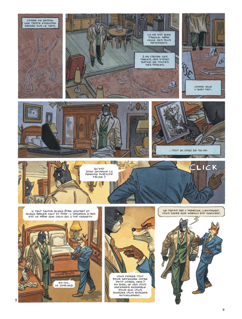 Planche 7 du tome 7 de Blacksad