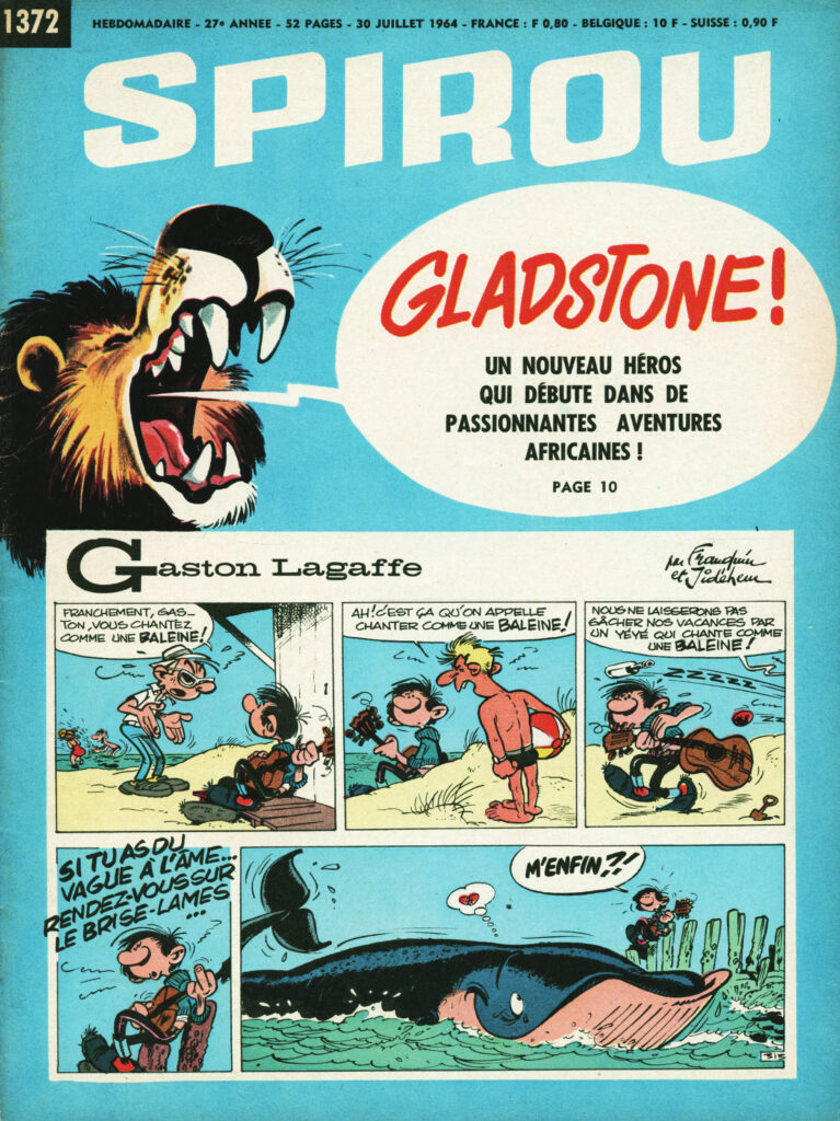 Couverture du journal Spirou n° 1372 par André Franquin et Jean Roba