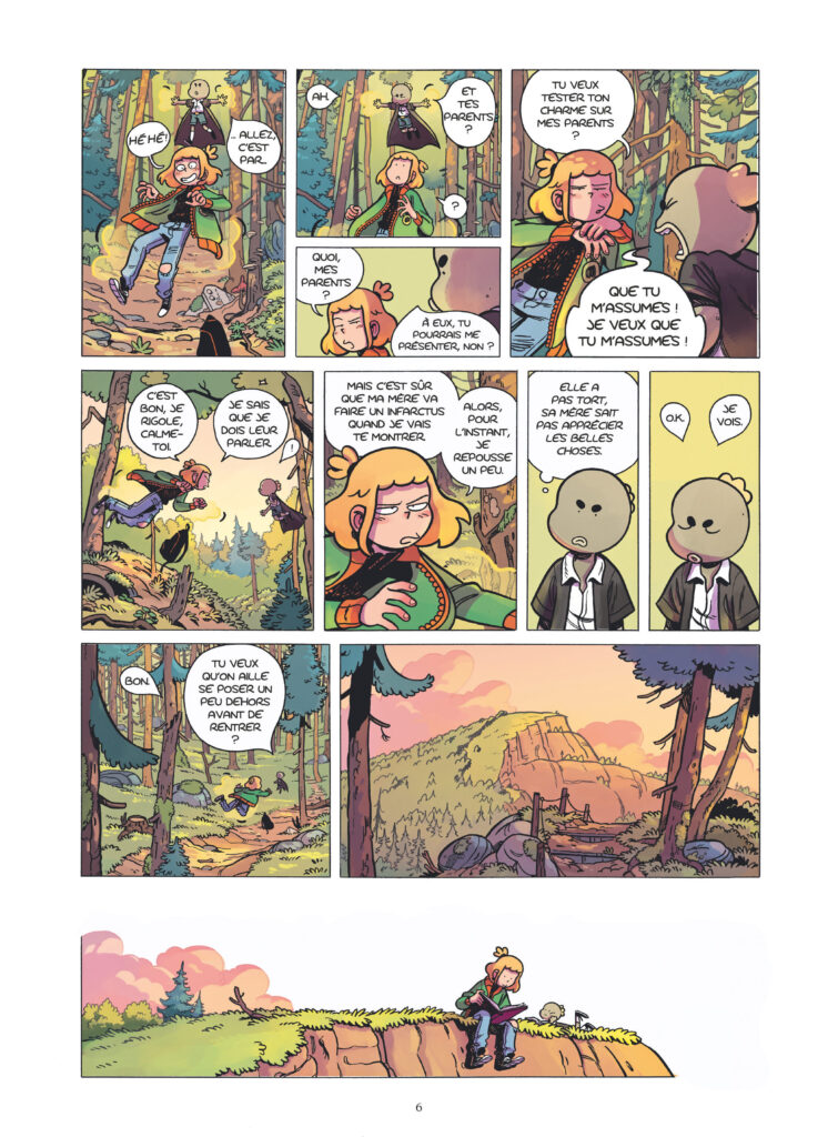 Page 6 du T2 de Mauvais monstre