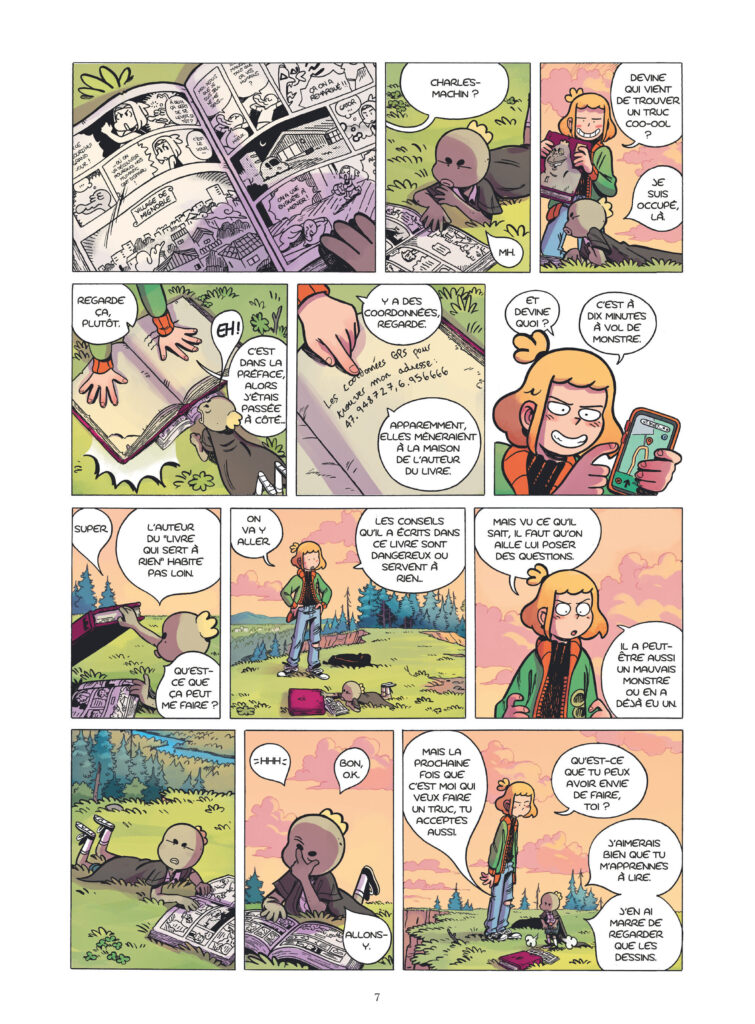 Page 7 du T2 de Mauvais monstre