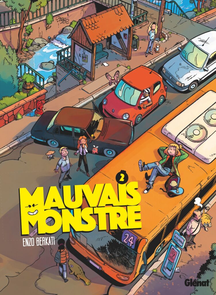 Couverture du T2 de Mauvais monstre