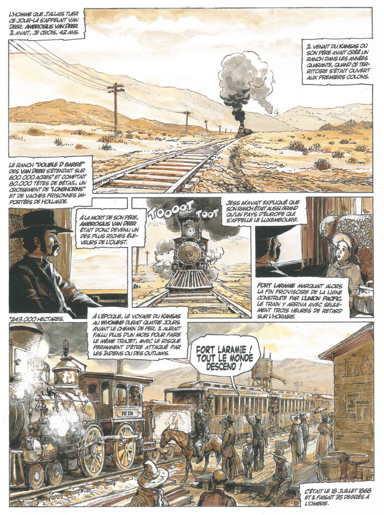 Planche 1 de l'album Western