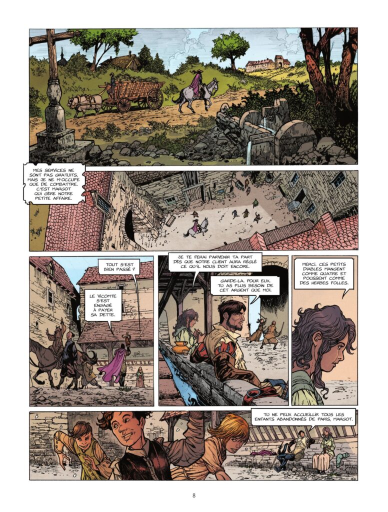 Page 8 du T1 de Gueule de cuir