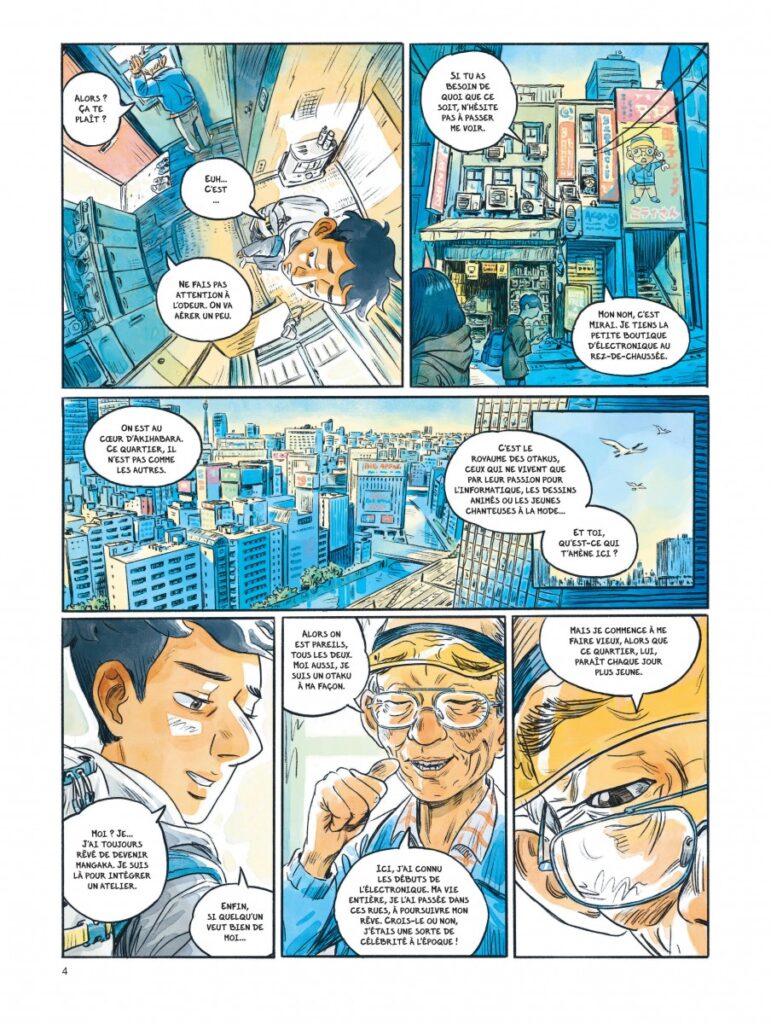 Page 4 du T1 de Tokyo mystery café