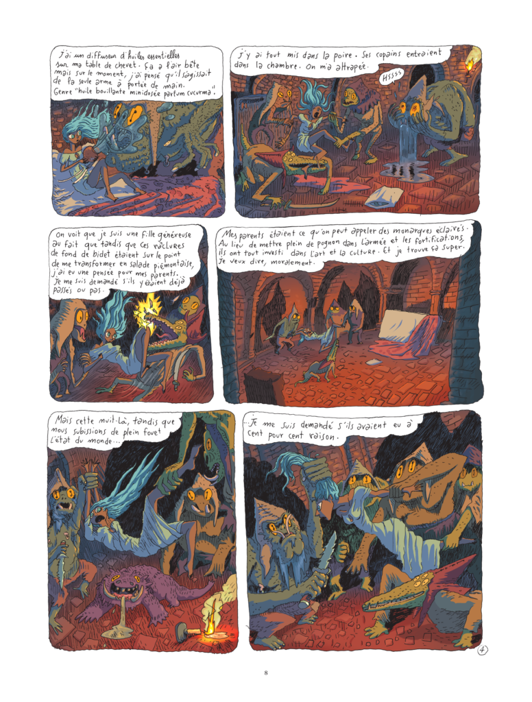 Page 8 de l'album Reines et dragons