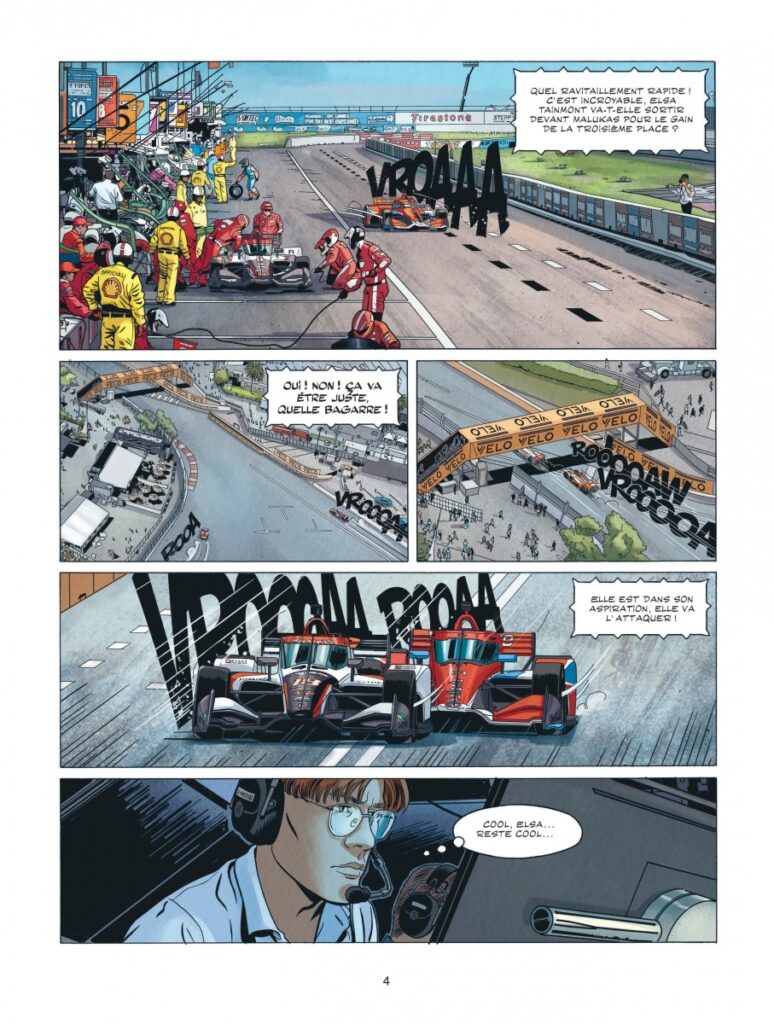 Page 4 du T13 de Michel Vaillant Nouvelle saison 