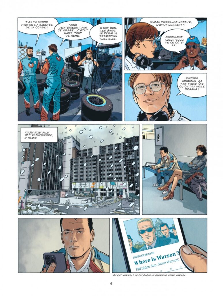 Page 6 du T13 de Michel Vaillant Nouvelle saison 