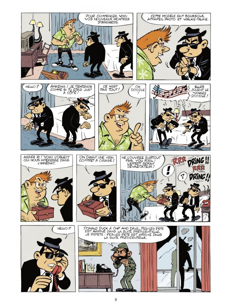 Page 8 du T1 de Spirou et Fantasio Cllassique