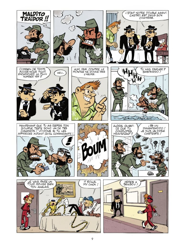 Page 9 du T1 de Spirou et Fantasio Cllassique