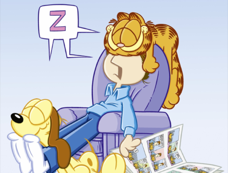 Garfield tome 77, Le repos du greffier