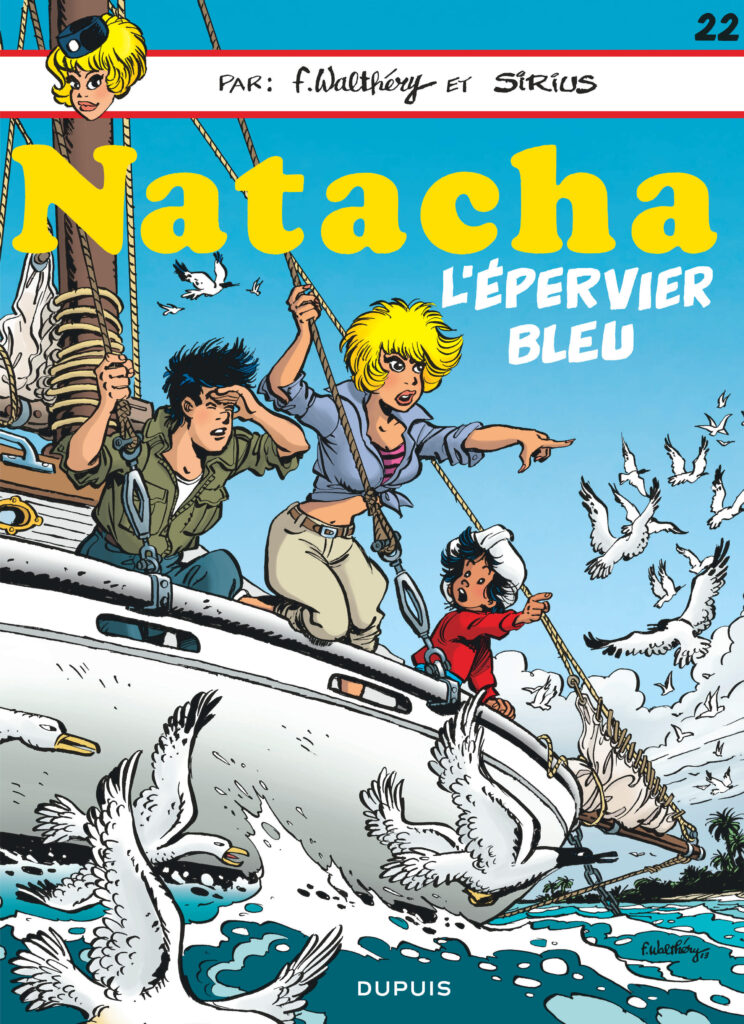 Natacha Epervier bleu couverture