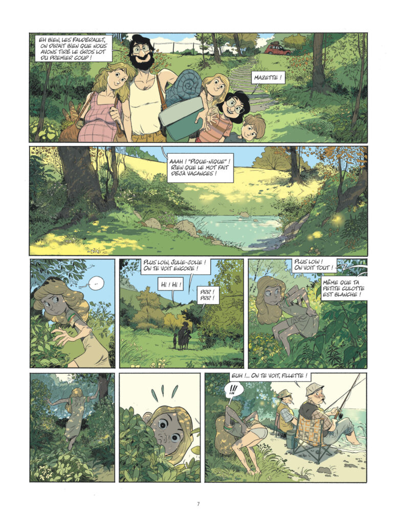 Sélection BD été Les beaux étés Les genêts page 7