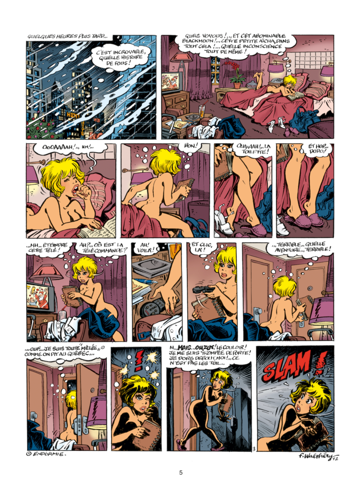 Natacha l'épervier bleu planche 5