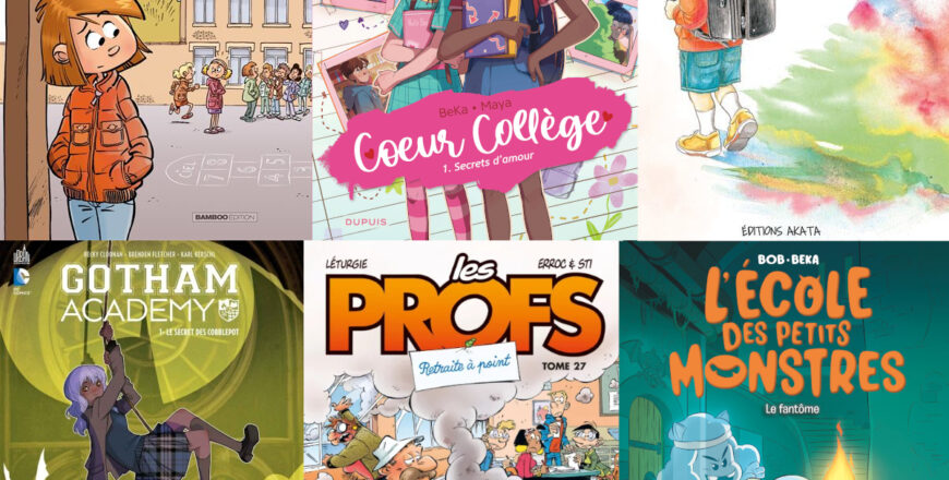 Sélection d’albums BD pour la rentrée scolaire