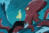 Ophélia et le kraken de Hans Jorgen Sandnes