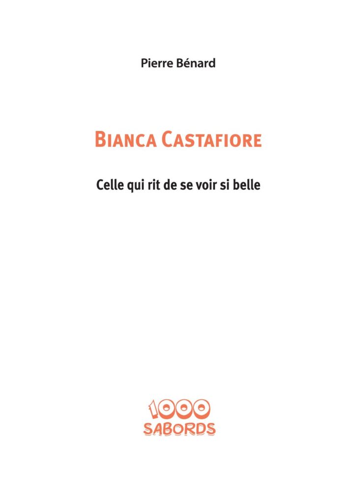 © Bianca Castafiore, celle qui rit de se voir si belle – Pierre Bénard – 1000 Sabords