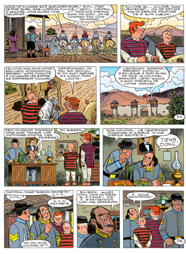 Les Tuniques Bleues tome 68 Dupuis planche