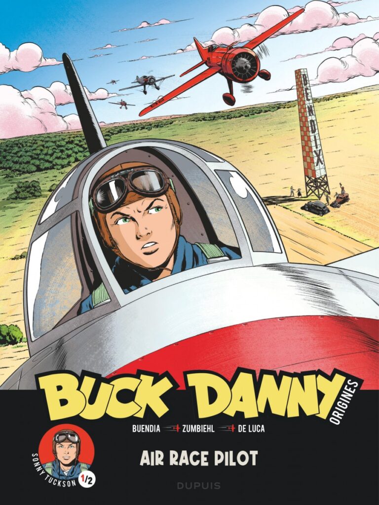 Buck Danny Origines Air Race Pilot Dupuis couverture